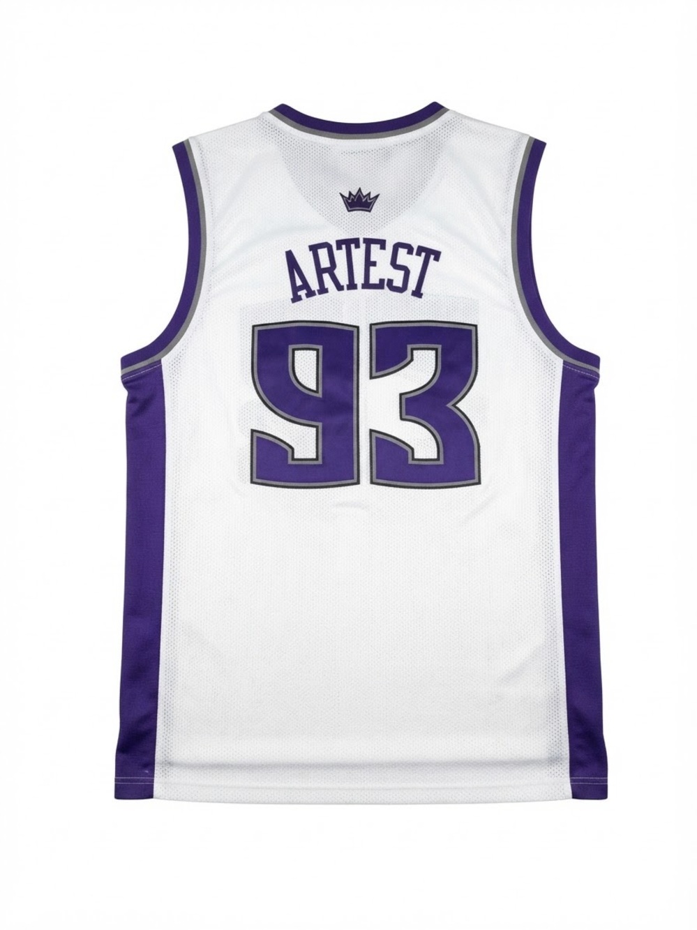 Vintage Reebok Sacramento Kings Ron Artest 93 NBA Jersey Mens Medium White Y2K